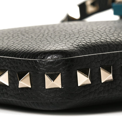 Valentino Garavani Grained Calfskin Rockstud Crossbody Phone Case Black 9 of 10