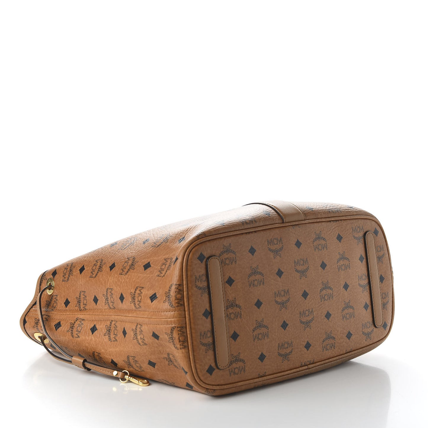 Visetos Medium Liz Reversible Shopper Tote Cognac