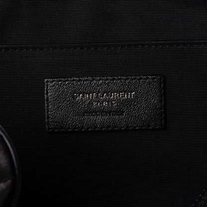 Saint Laurent Calfskin Matelasse Monogram Lou Camera Bag Black 8 of 11