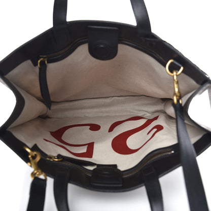 Gucci GG Supreme Monogram L'Aveugle Par Amour Print Vertical Tote Black 5 of 8