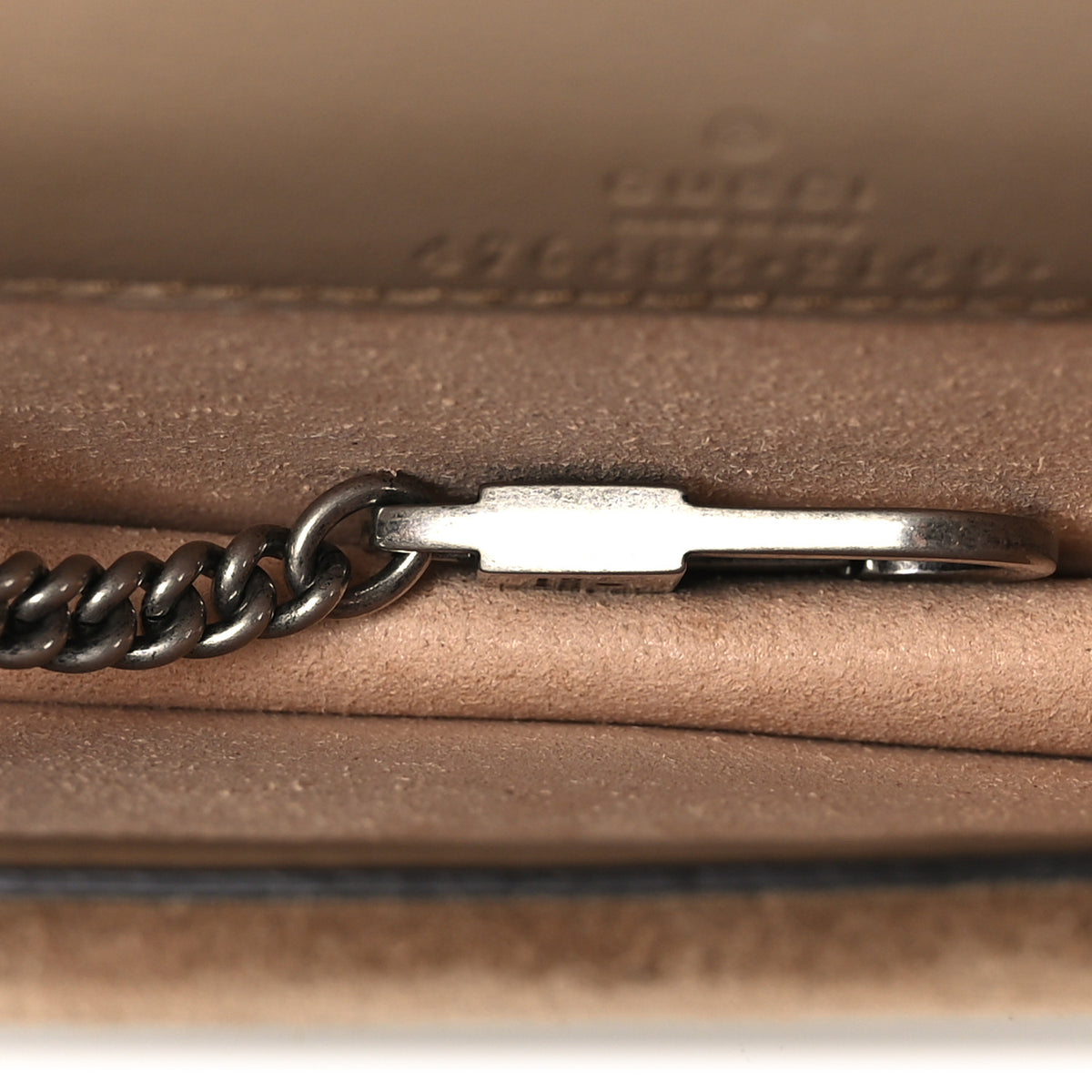 GG Supreme Monogram Super Mini Dionysus Shoulder Bag Taupe