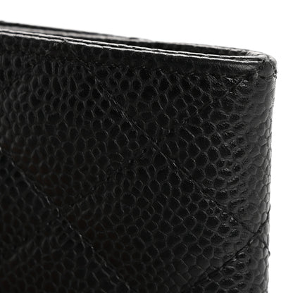 Chanel Caviar Quilted Flap Card Holder Black 13 of 15