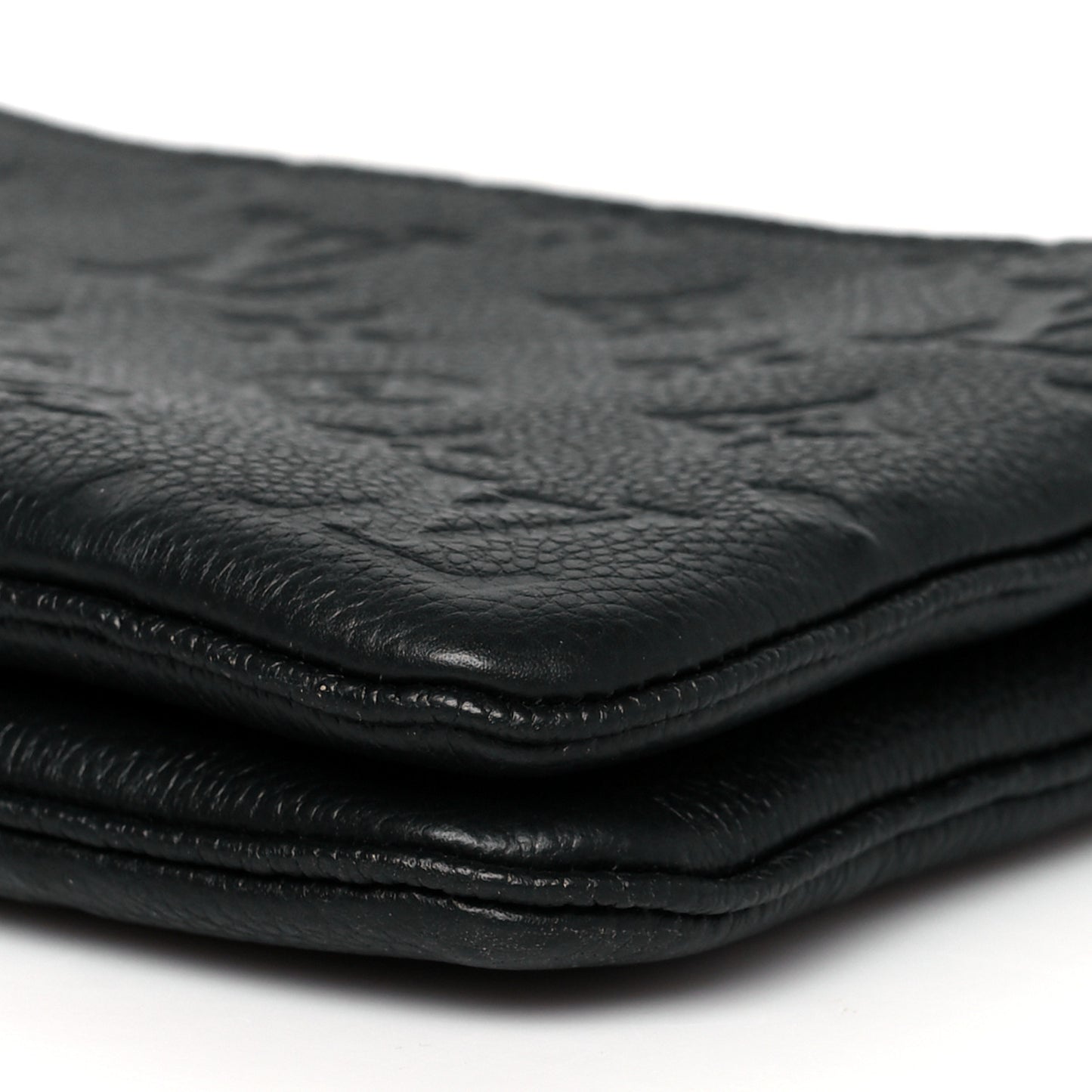 Empreinte Double Zip Pochette Black