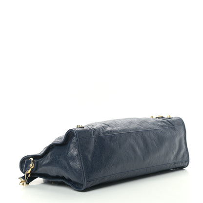 Balenciaga Agneau Giant 12 Gold Hardware City Bleu Obscur 4 of 13
