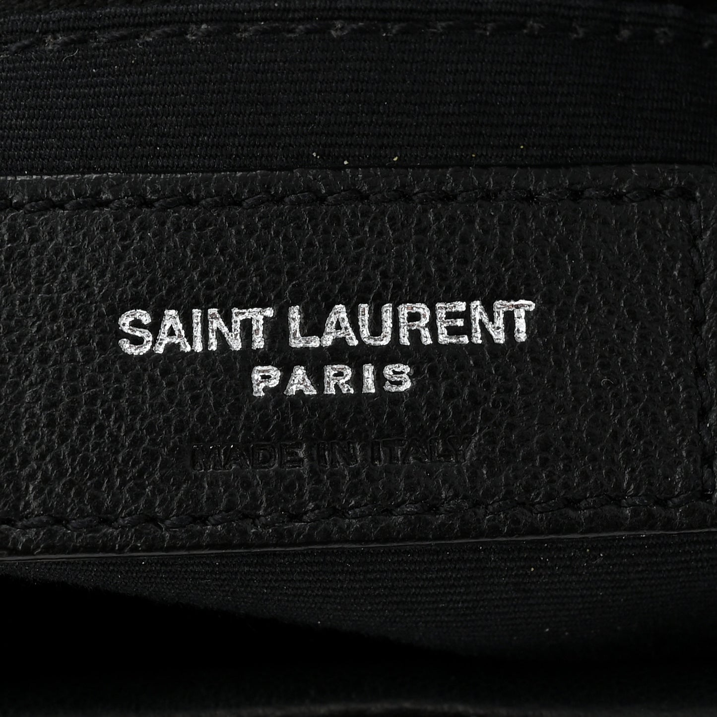 Lambskin Quilted Small Loulou Puffer Monogram Chain Satchel Black