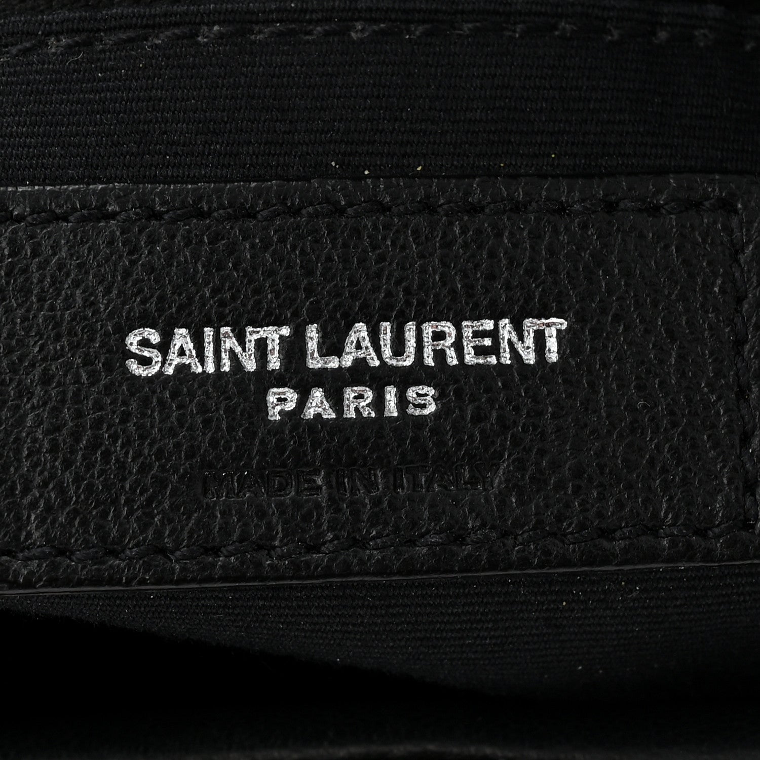 Saint Laurent Lambskin Quilted Small Loulou Puffer Monogram Chain Satchel Black 6 of 10