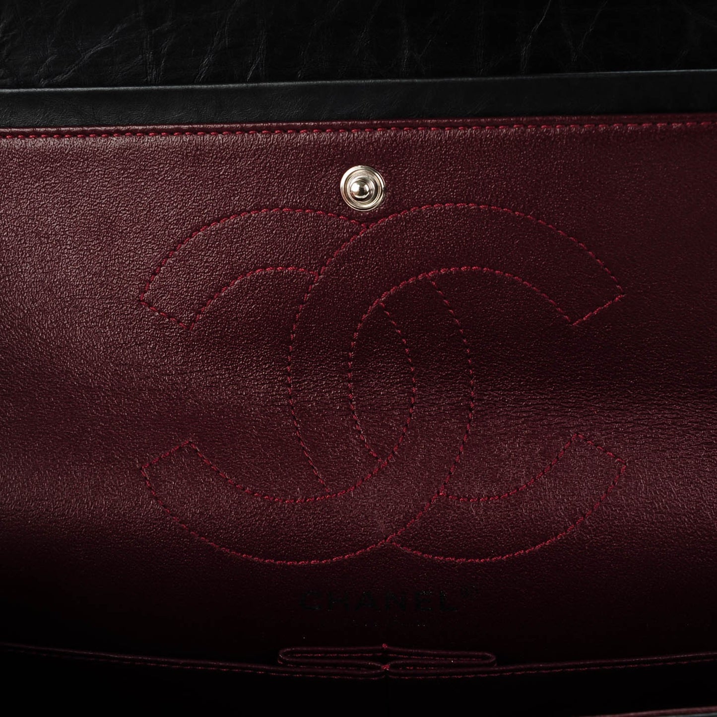 Aged Calfskin Quilted 2.55 Reissue 226 Flap Black