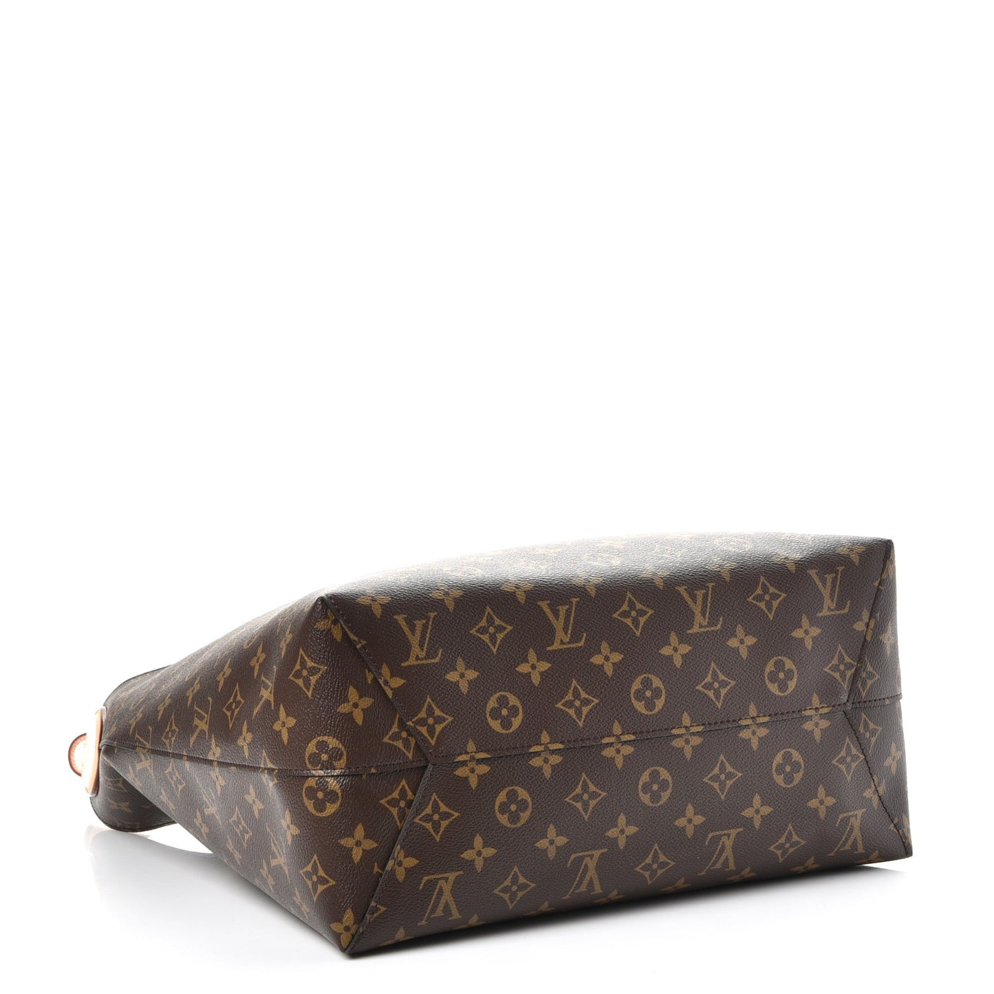 Monogram Flower Hobo Beige