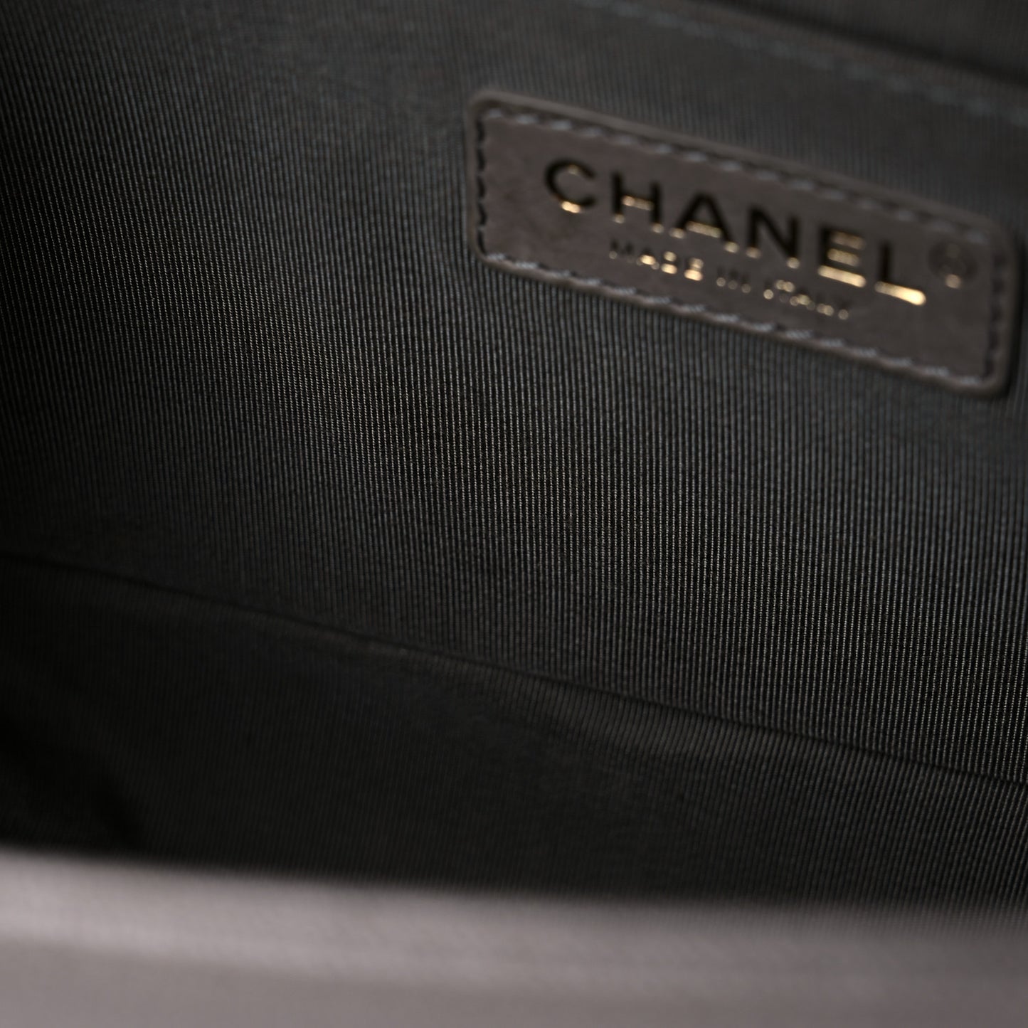 Caviar Quilted Medium Boy Flap Dark Beige