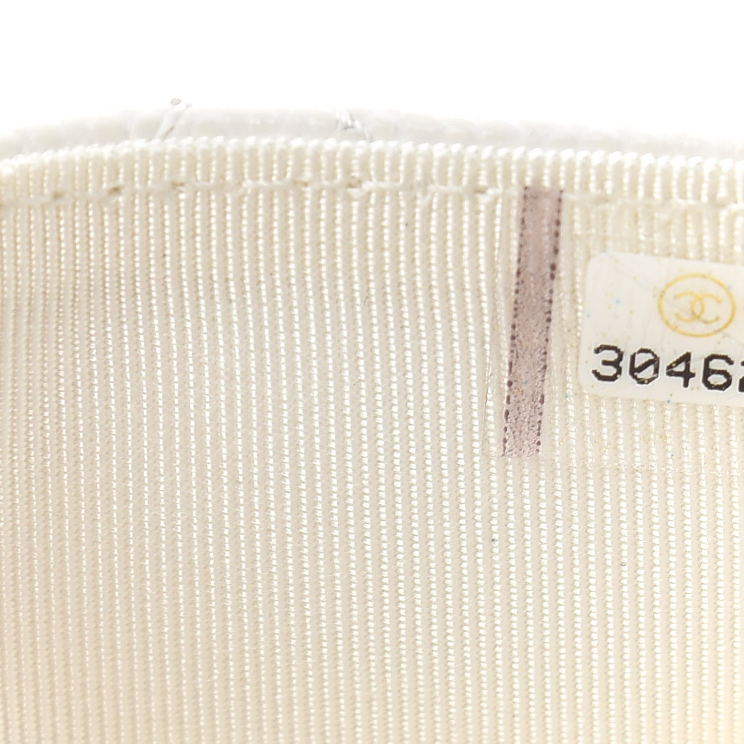 Chanel Caviar Quilted Flap Card Holder Wallet White 8 of 9