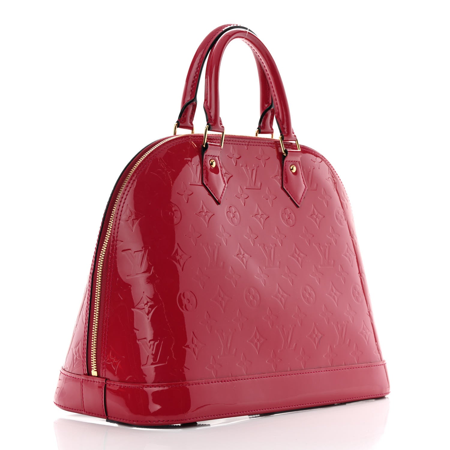 Louis Vuitton Vernis Alma MM Rose Indien 3 of 15