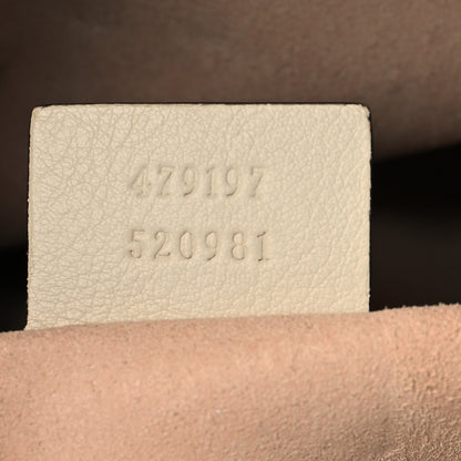 Gucci GG Supreme Monogram Medium Padlock Tote White 7 of 11