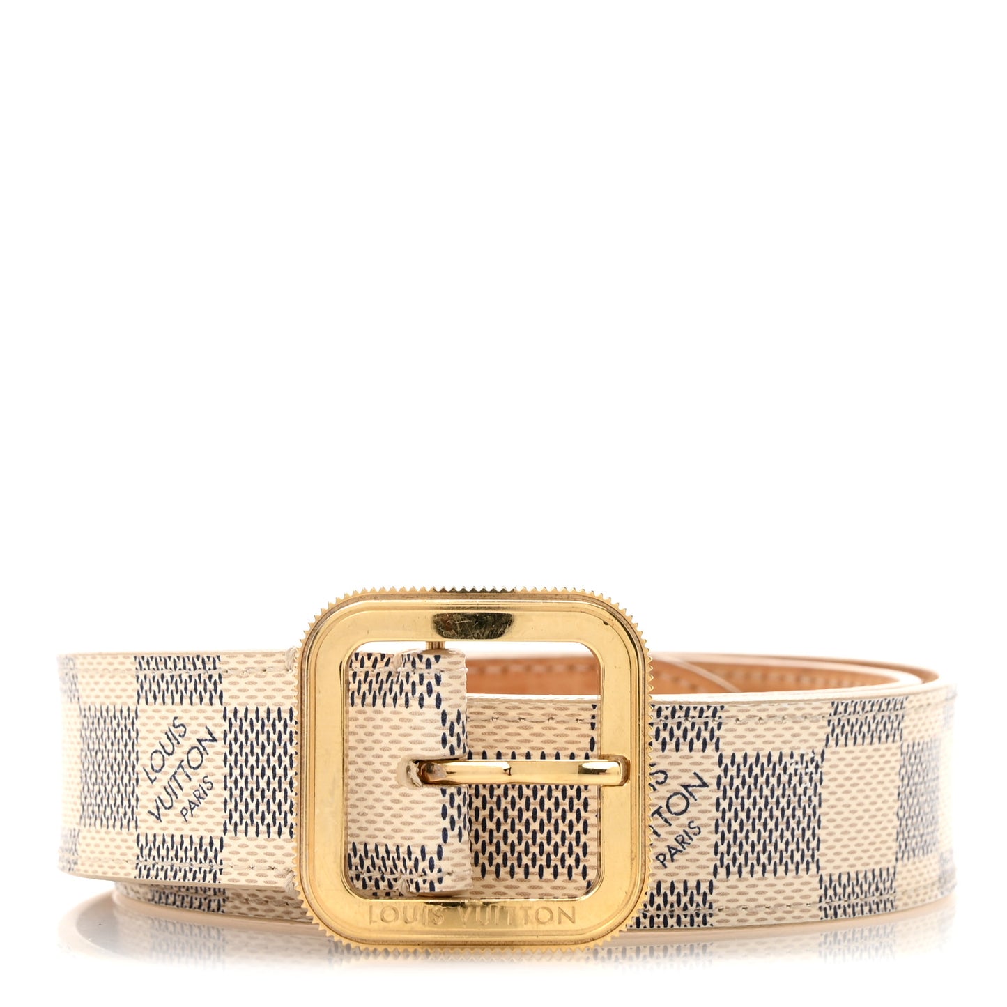 Mini Damier Azur 25mm LV Initiales Belt 80 32