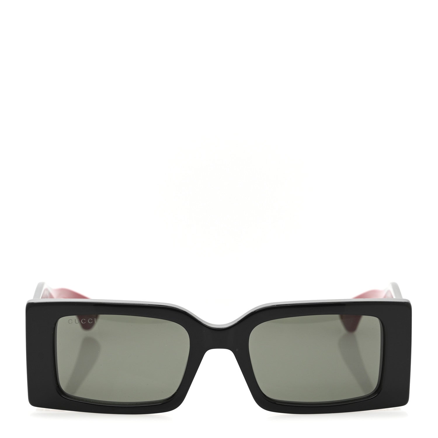 Gucci Acetate Web Frame Rectangle Sunglasses GG1860S Black Multicolor 2 of 8