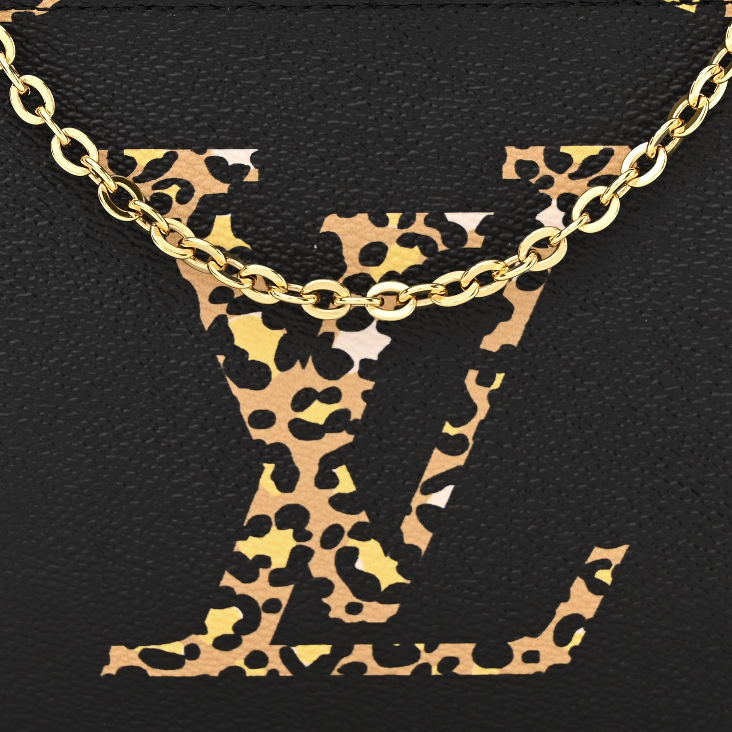 Louis Vuitton Monogram Giant Jungle Pochette Double Zip Black 10 of 13