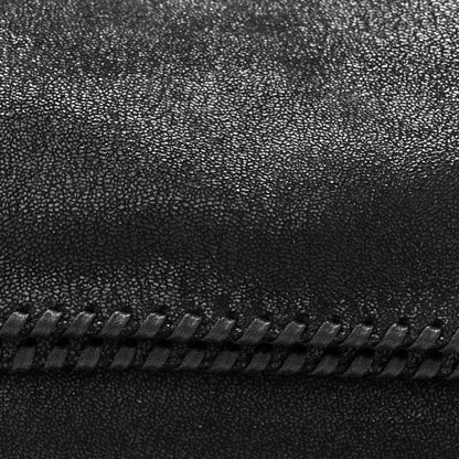 Stella McCartney Shaggy Deer Small Falabella Fold Over Tote Black 7 of 9