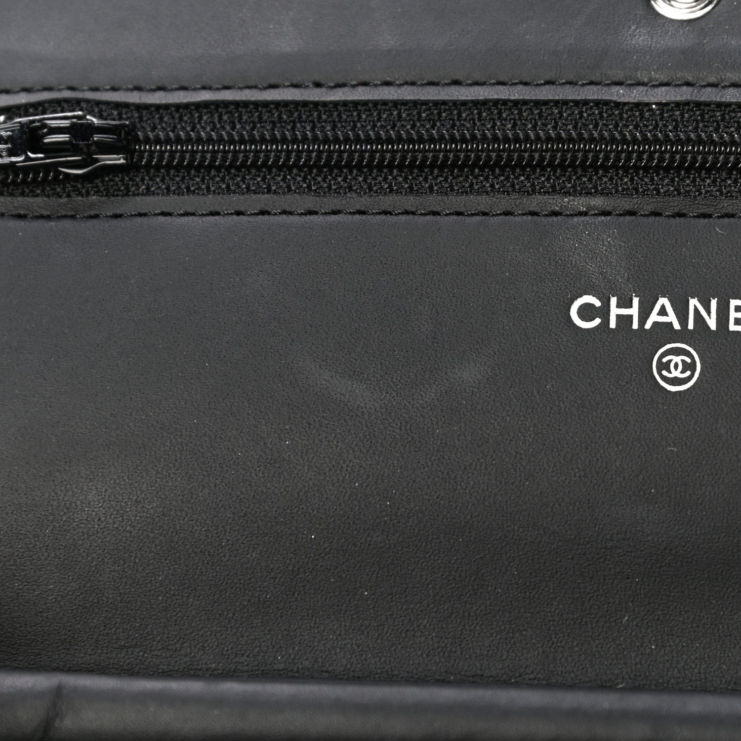 Chanel Caviar Timeless CC Wallet On Chain WOC Black 12 of 15