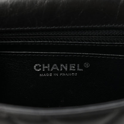 Chanel Aged Calfskin Chevron Quilted 2.55 Reissue Mini Flap So Black 6 of 12