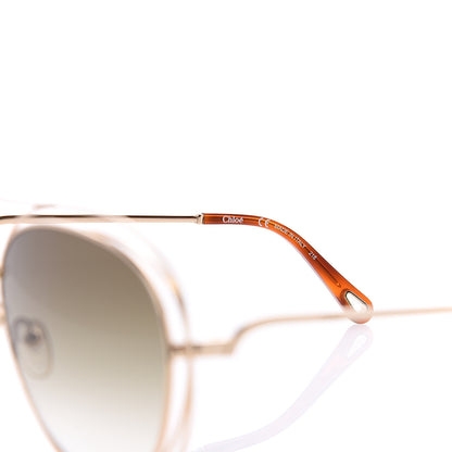 Chloe Carlina Round Sunglasses CE134S Gold 6 of 8