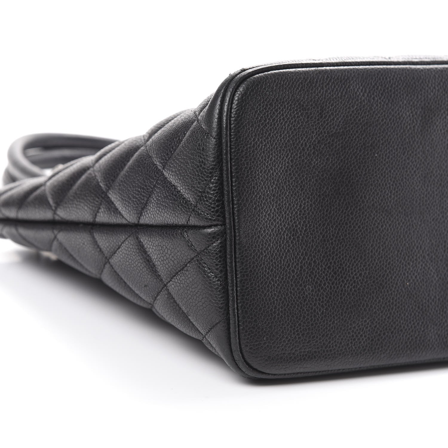 Chanel Caviar Quilted Medallion Tote Black 10 of 13