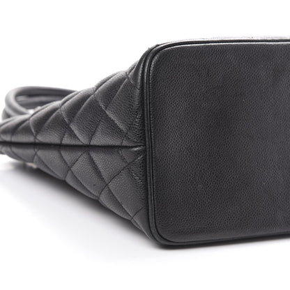 Chanel Caviar Quilted Medallion Tote Black 10 of 13
