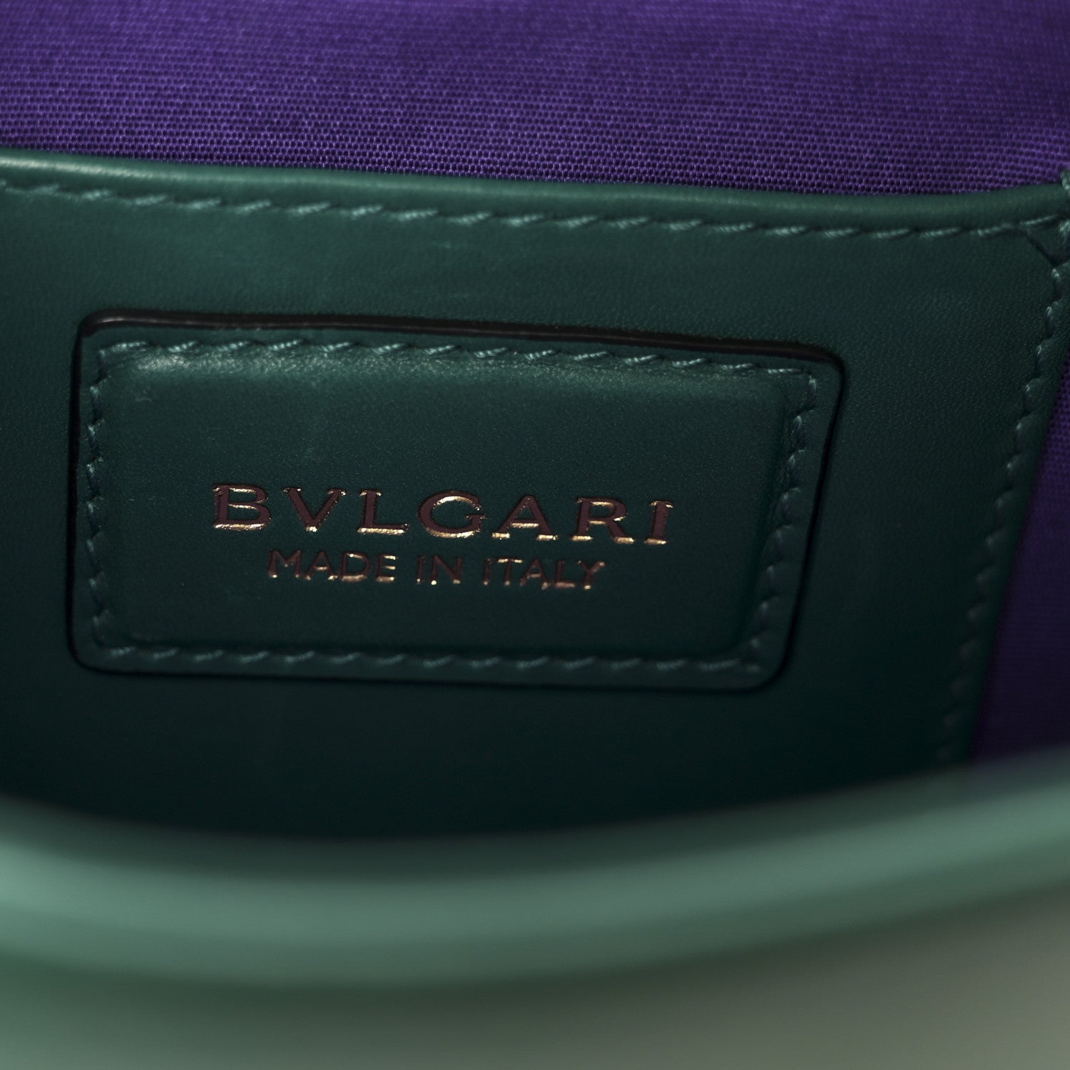 Bulgari Calfskin Small Serpenti Forever Snake Strap Crossbody Bag Emerald Green 7 of 11