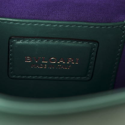 Bulgari Calfskin Small Serpenti Forever Snake Strap Crossbody Bag Emerald Green 7 of 11