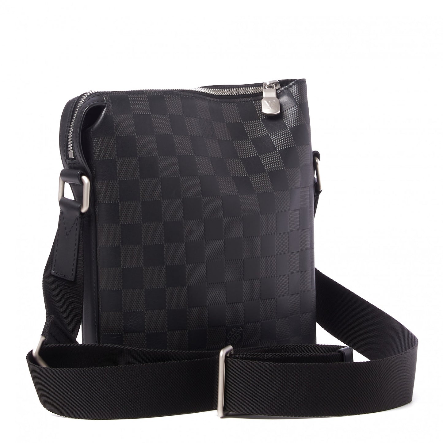 Damier Infini Discovery Messenger BB Onyx