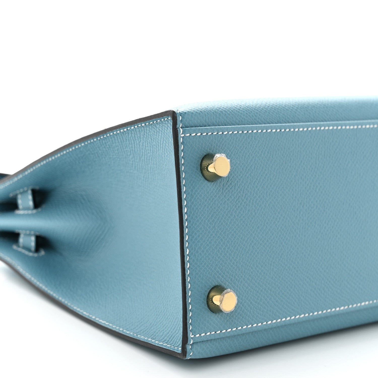 Hermes Epsom Kelly Sellier 25 New Blue Jean 8 of 10