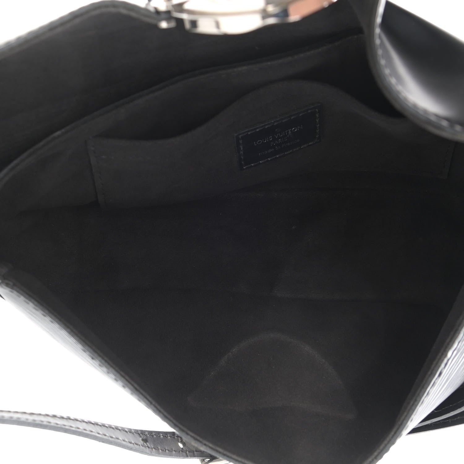 Louis Vuitton Epi Montaigne Clutch Black 5 of 14