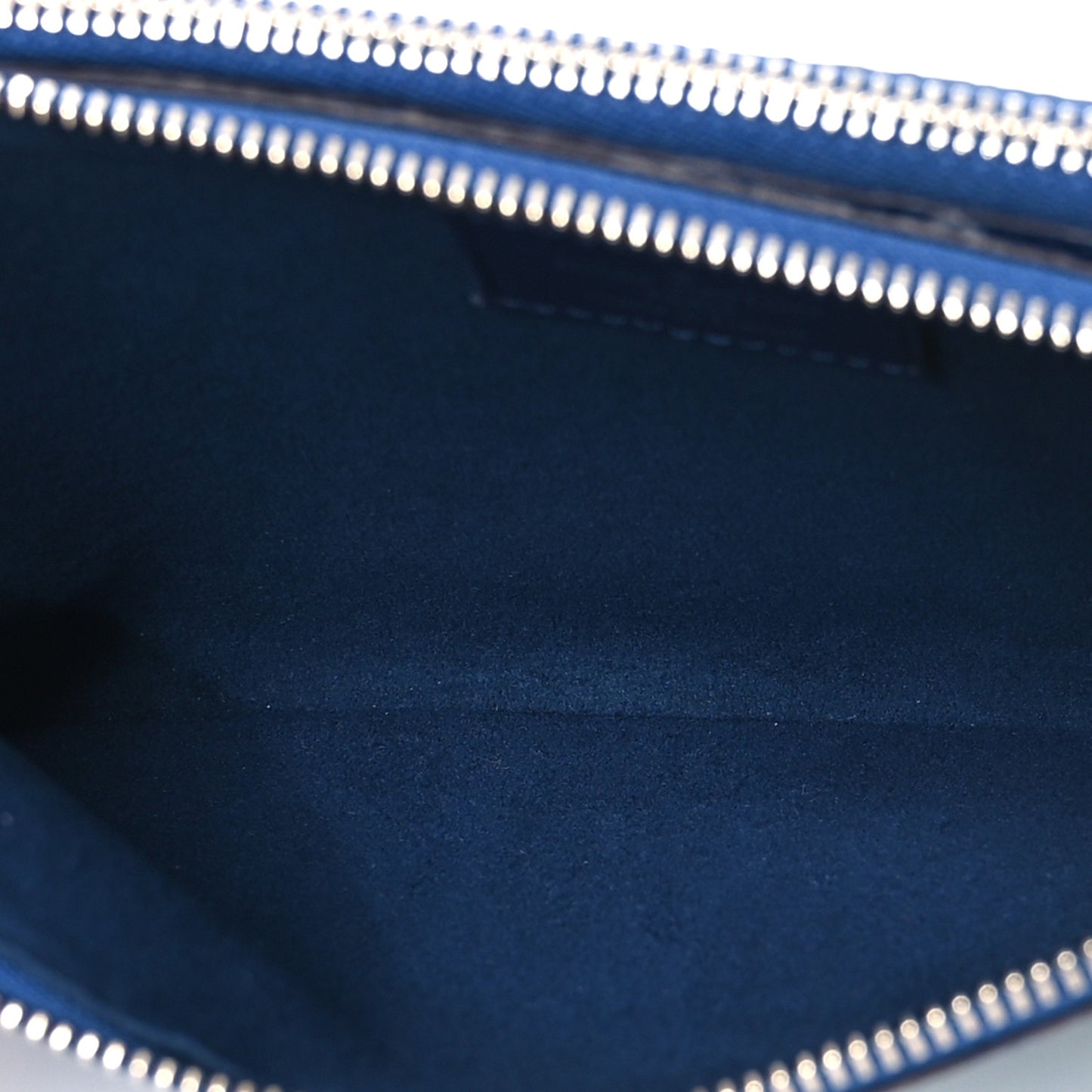 Monogram Giant Escale Double Zip Pochette Blue