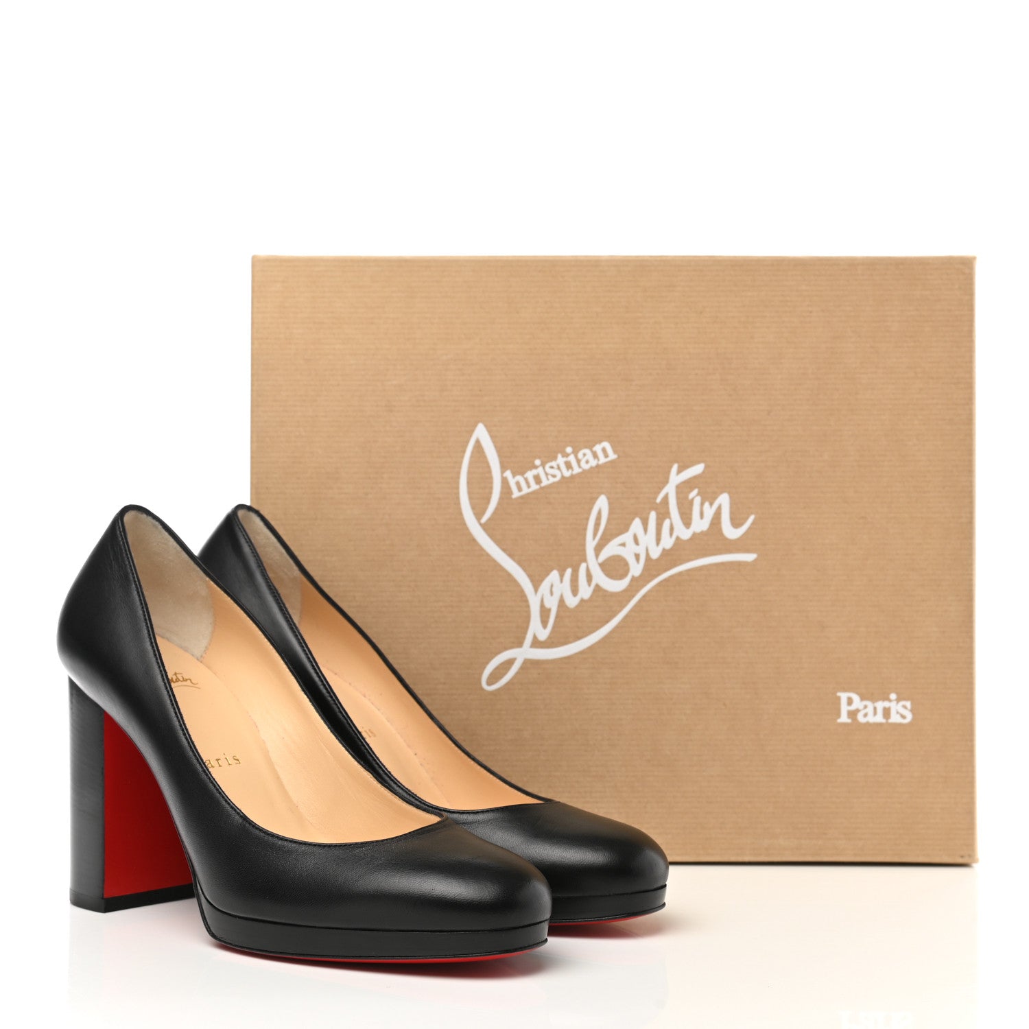 Christian Louboutin Shiny Nappa Cadrilla 100 Pumps 37 Black 9 of 9