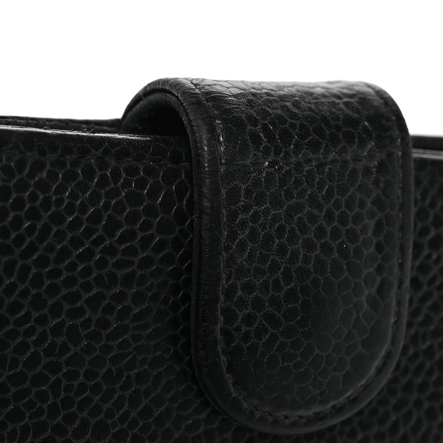 Caviar Timeless CC French Wallet Black