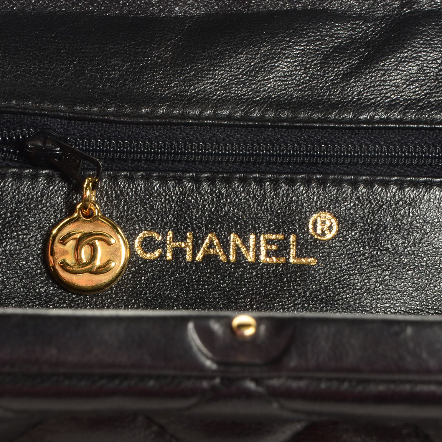 Chanel Lambskin Quilted Framed Evening Bag Black 6 of 7