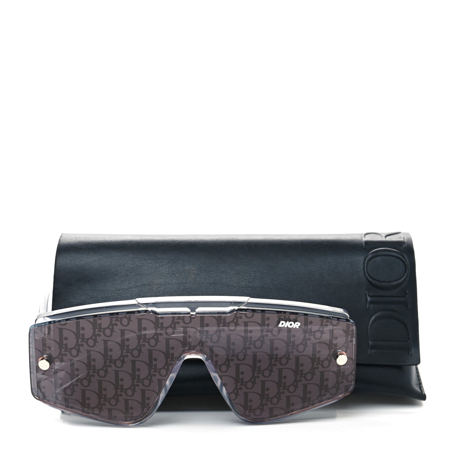 Christian Dior Acetate Diorxtrem MU Oblique Mask Sunglasses Crystal 7 of 7