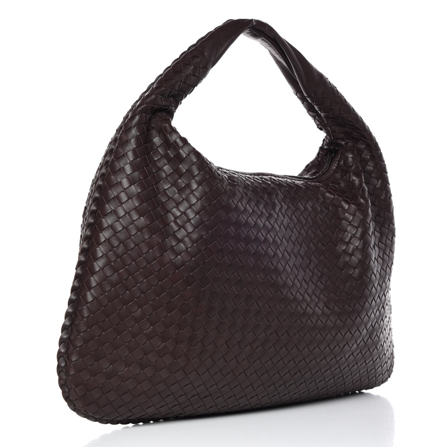 Bottega Veneta Nappa Intrecciato Large Veneta Hobo Ebano 3 of 10
