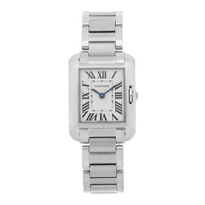 Cartier Stainless Steel 23mm Tank Anglaise Quartz Watch 1 of 4