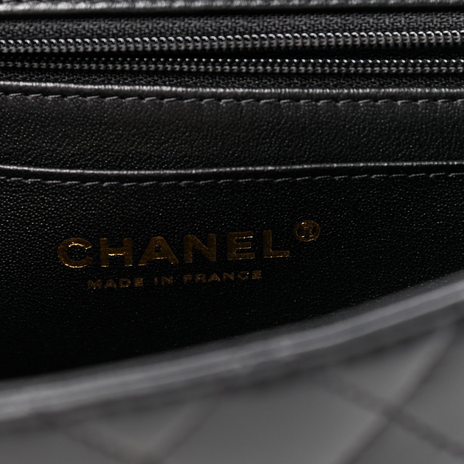 Chanel Lambskin Quilted Mini Top Handle Rectangular Flap Black 6 of 12