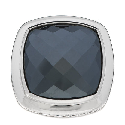 David Yurman Sterling Silver Hematine 17mm Albion Ring 54 6.75 1 of 5