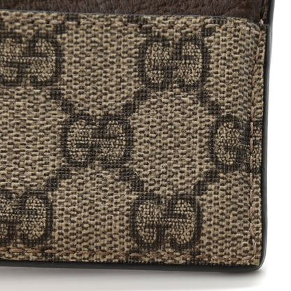 Gucci GG Supreme Monogram Ophidia Card Holder Brown 10 of 10
