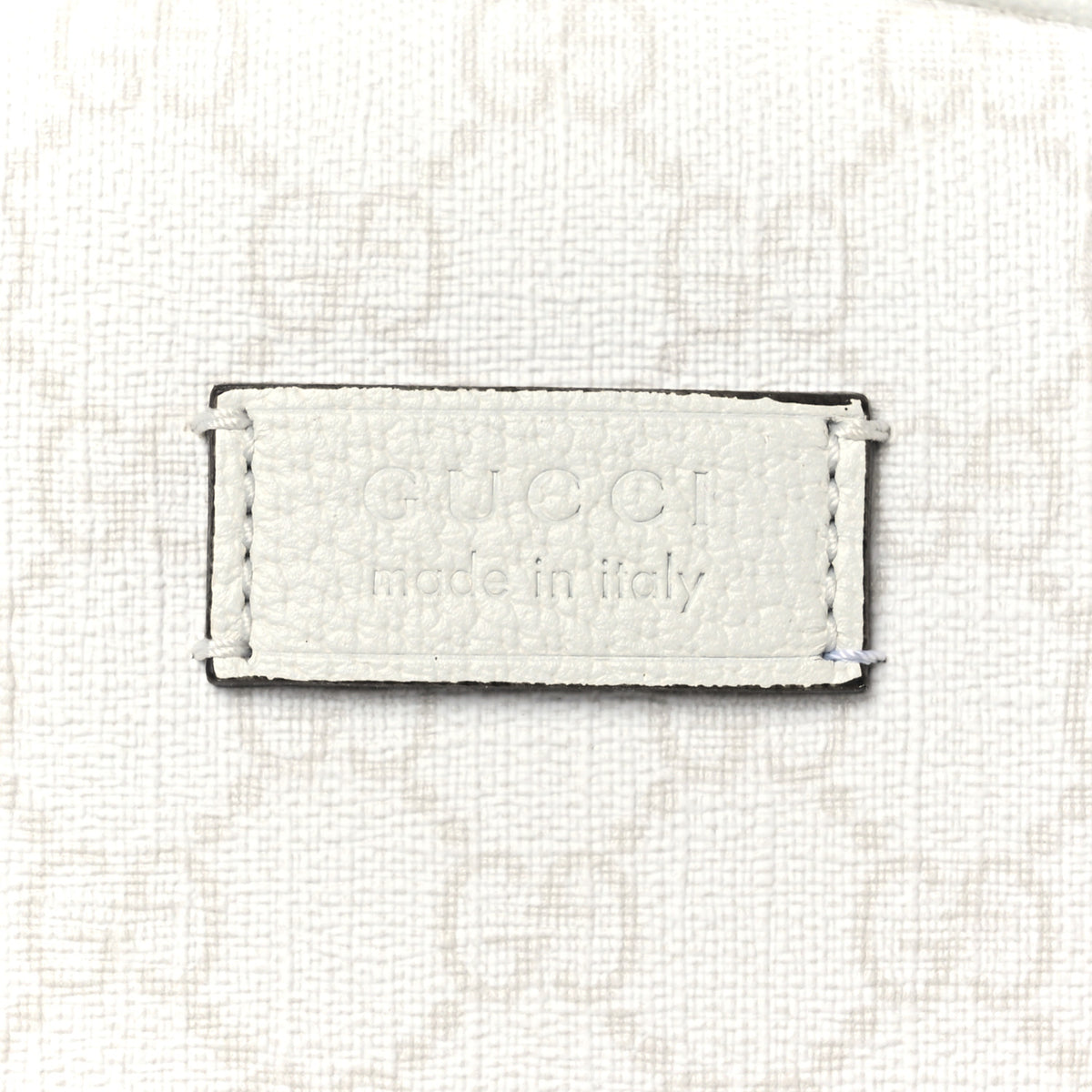 Gucci Caflskin GG Supreme Monogram Medium Backpack White 7 of 10