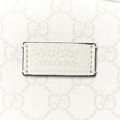 Gucci Caflskin GG Supreme Monogram Medium Backpack White 7 of 10