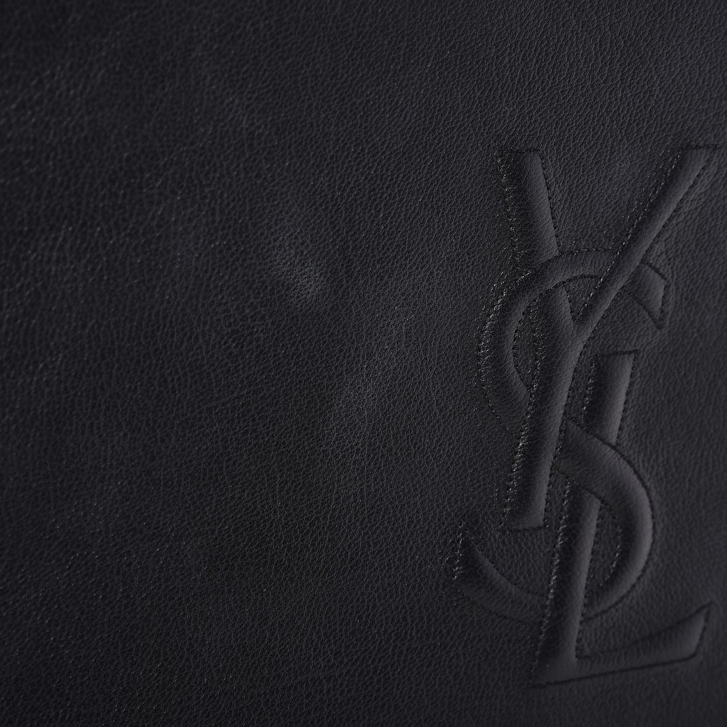 Calfskin Monogram Large Belle De Jour Clutch Black