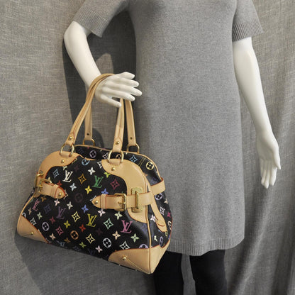 Louis Vuitton Monogram Multicolor Claudia Black 3 of 9