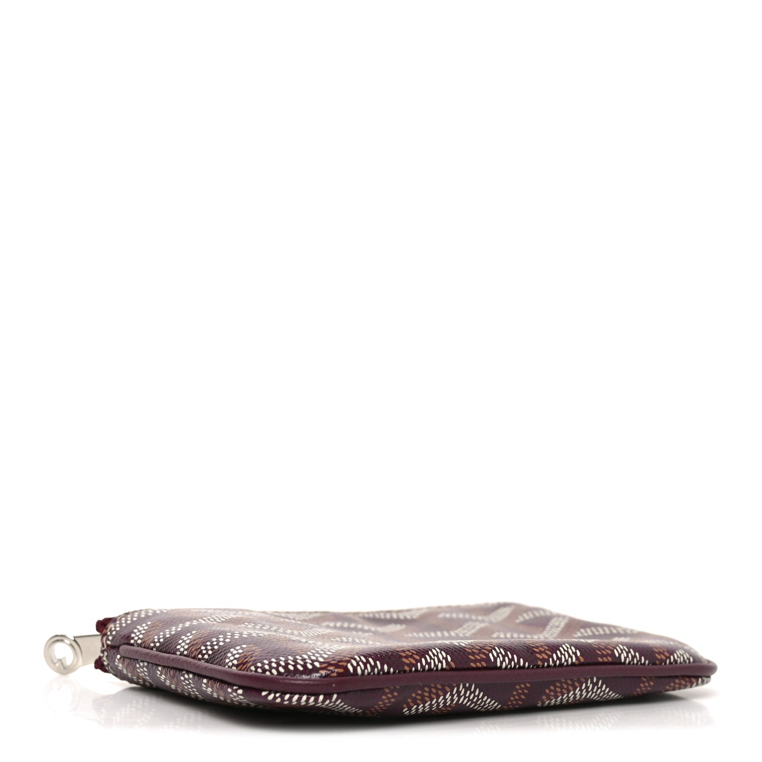 Goyard Goyardine Nano Senat Key Pouch Burgundy 4 of 8