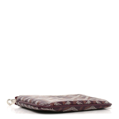 Goyard Goyardine Nano Senat Key Pouch Burgundy 4 of 8