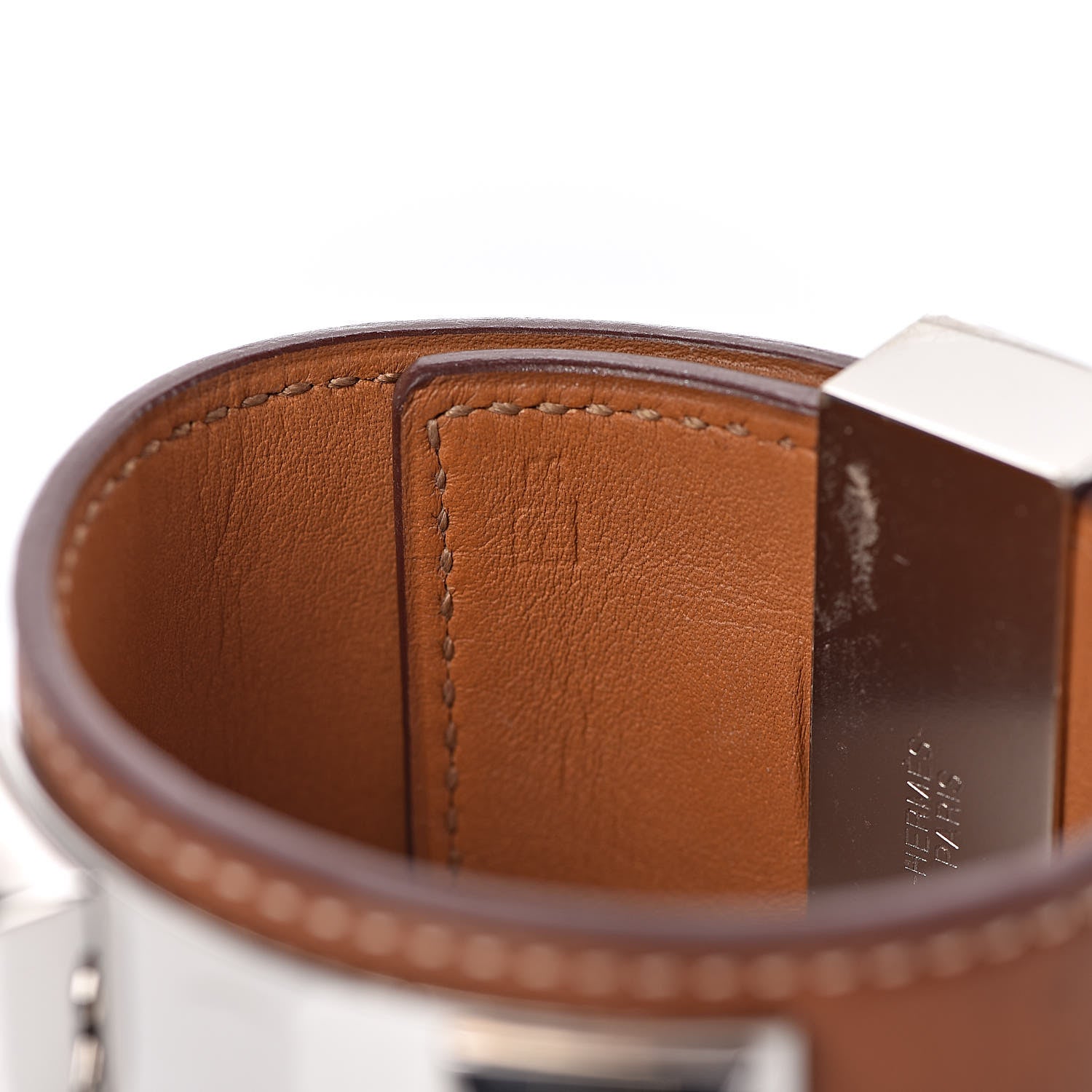 Hermes Barenia Collier de Chien CDC Bracelet S Fauve 6 of 6
