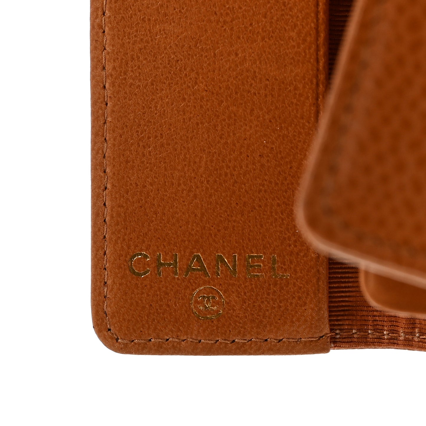 Caviar Timeless CC 6 Key Holder Case Light Brown