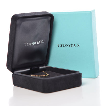 Tiffany 18K Yellow Gold Diamond .05ct Elsa Peretti Diamonds by the Yard Pendant Necklace 8 of 8