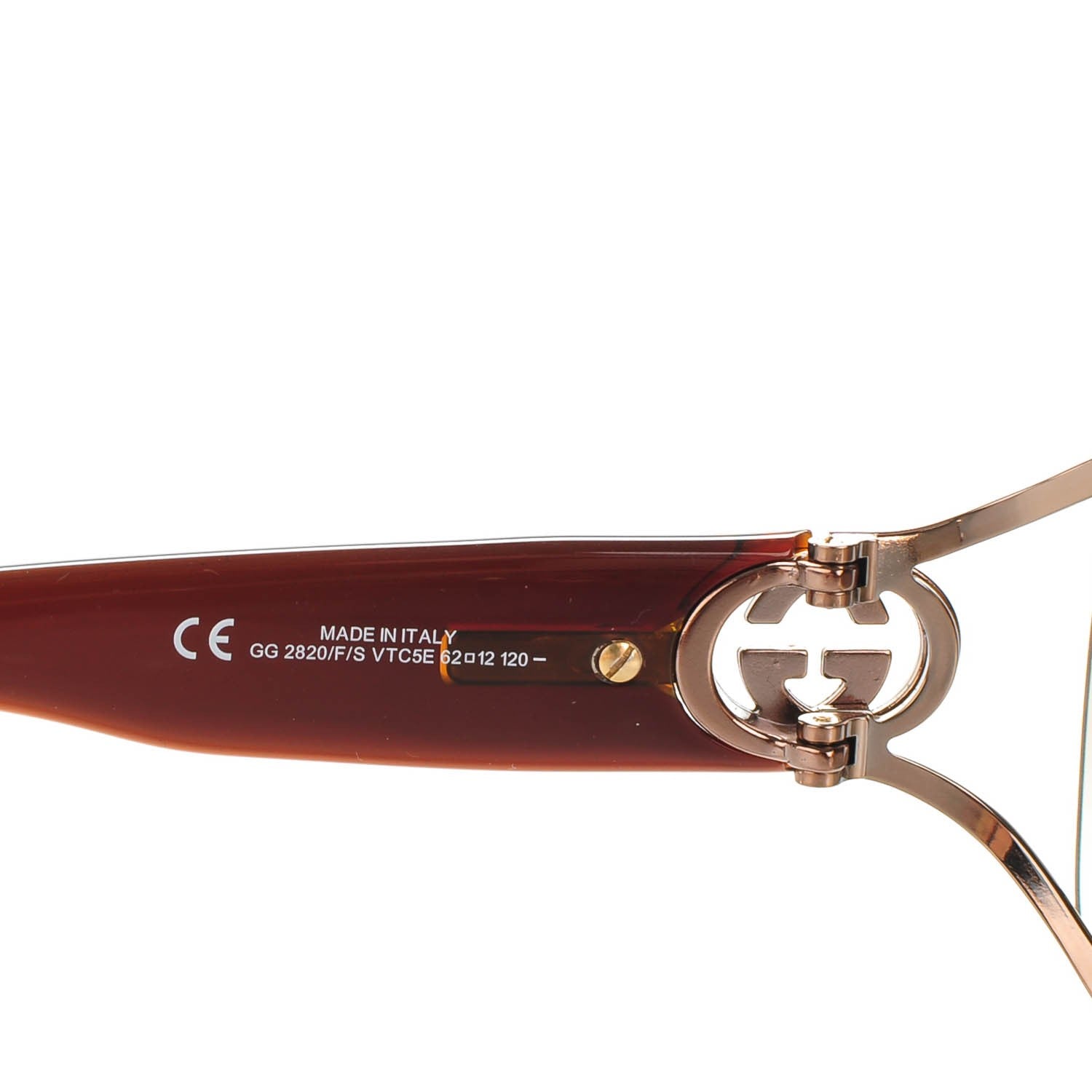 Gucci Crystal GG Sunglasses 2820 Brown 4 of 6